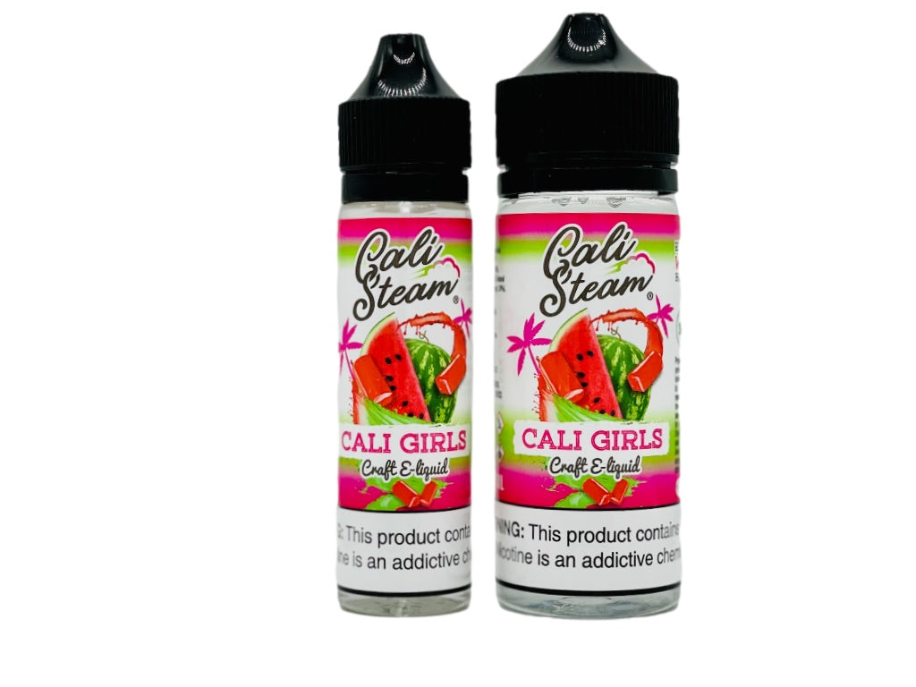 Watermelon flavored vape with hard candy.