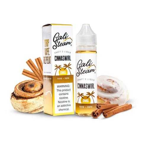 Product photo of cinnamon flavored vape juice for sale online.